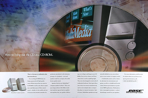 Introduction Ad for Bose MediaMate Speakers